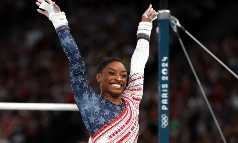 Simone Biles difficulty scores are high in gymnastics