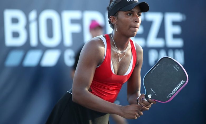 Hurricane Tyra Black at the 2023 BioFreeze USA Pickleball National Championships