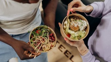 two people eating colorful bowls of food to signify hormone balancing trend on TikTok